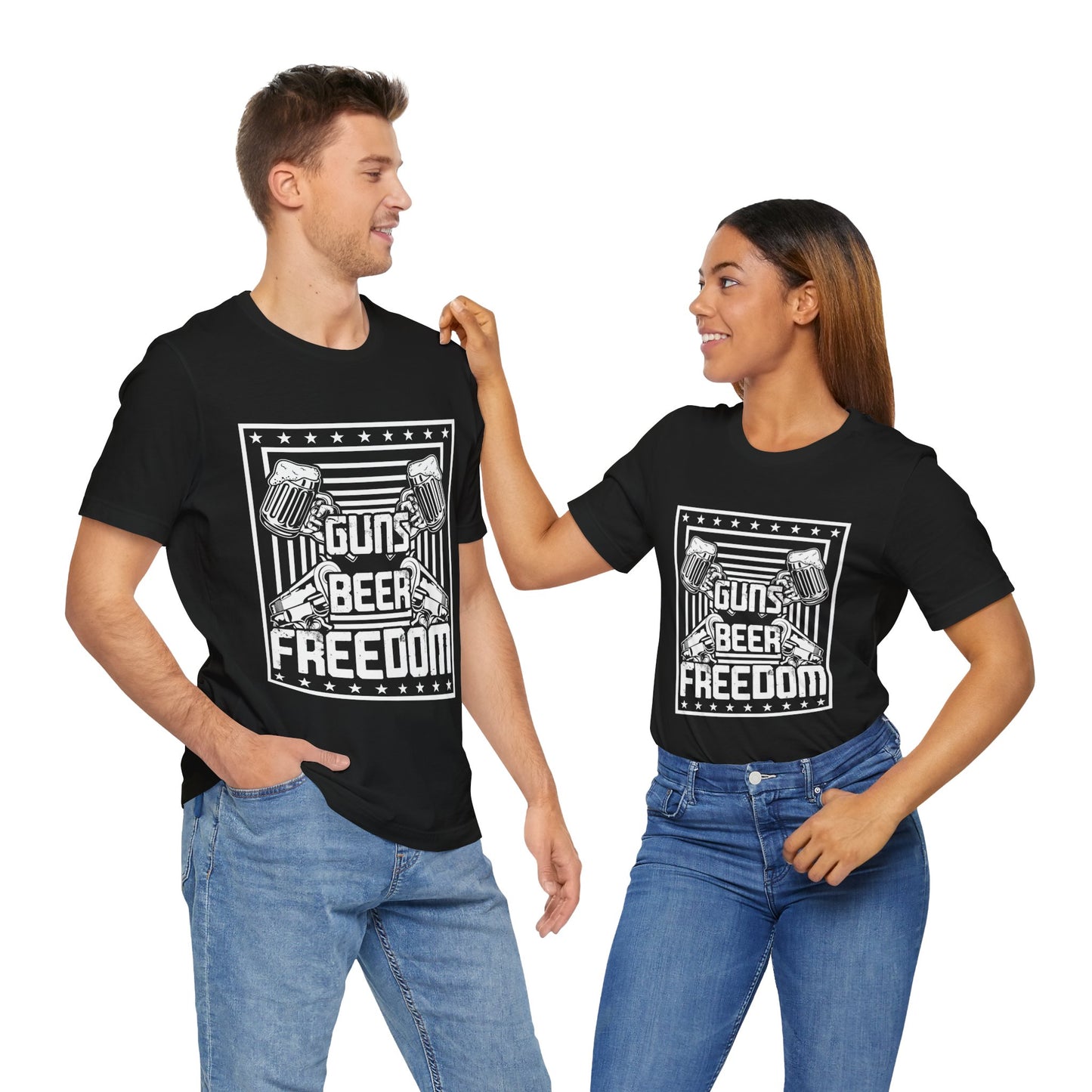 Guns Beer Freedom Tee