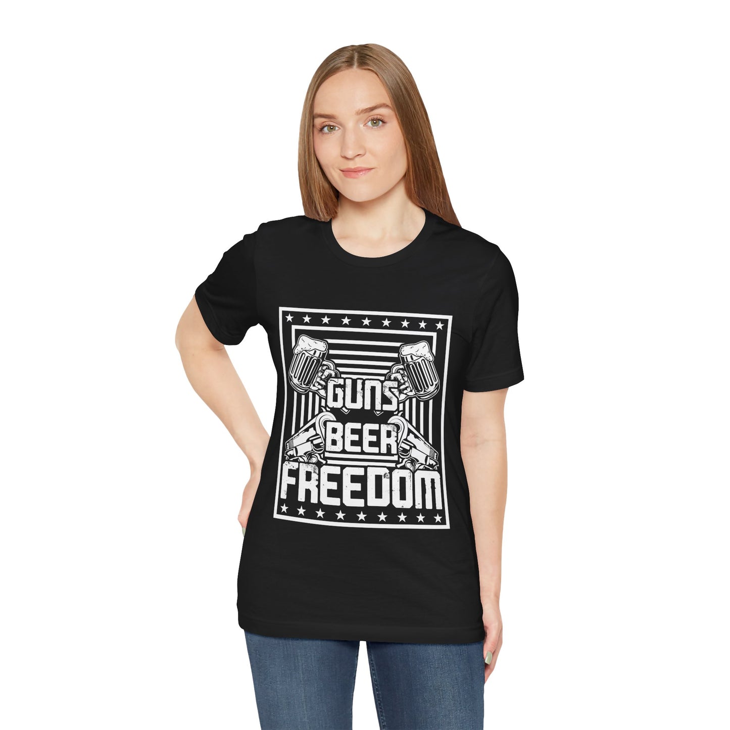 Guns Beer Freedom Tee