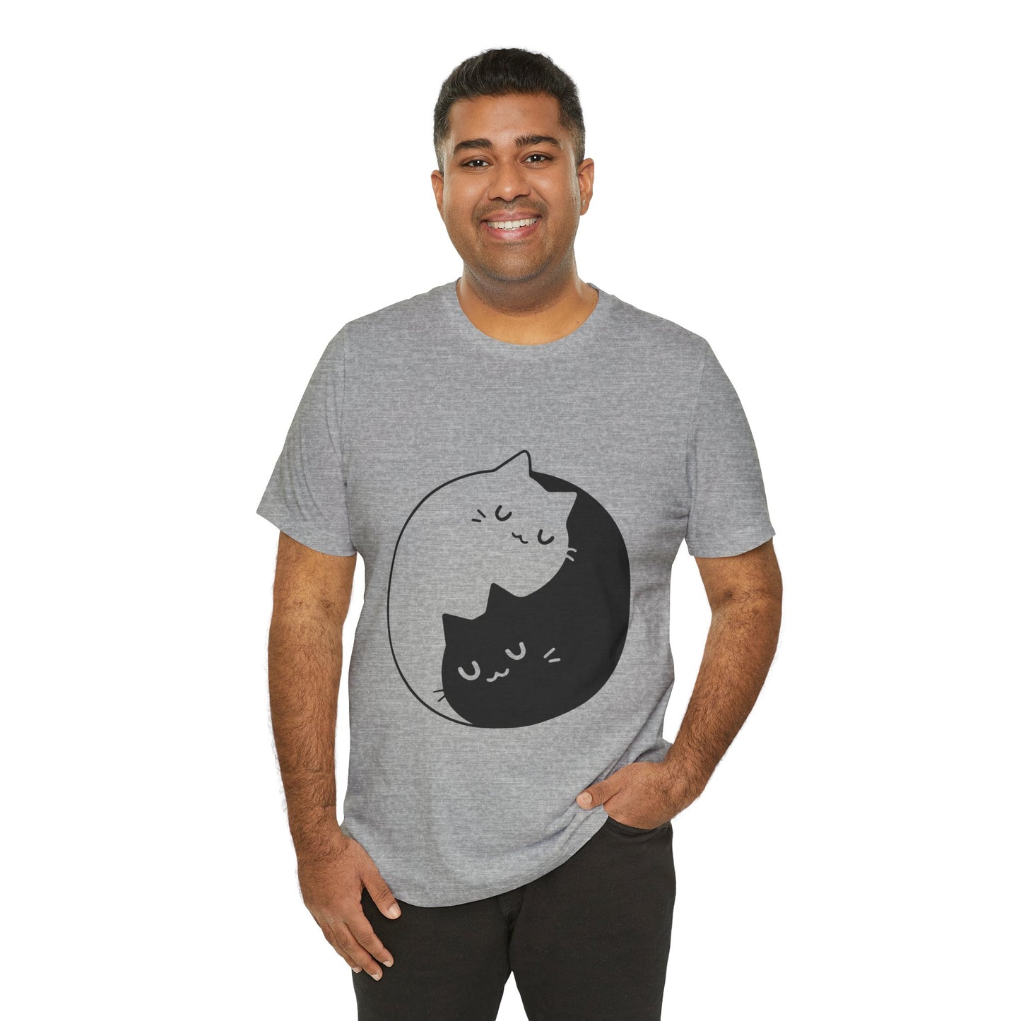 Yin & Yang Cat Tee
