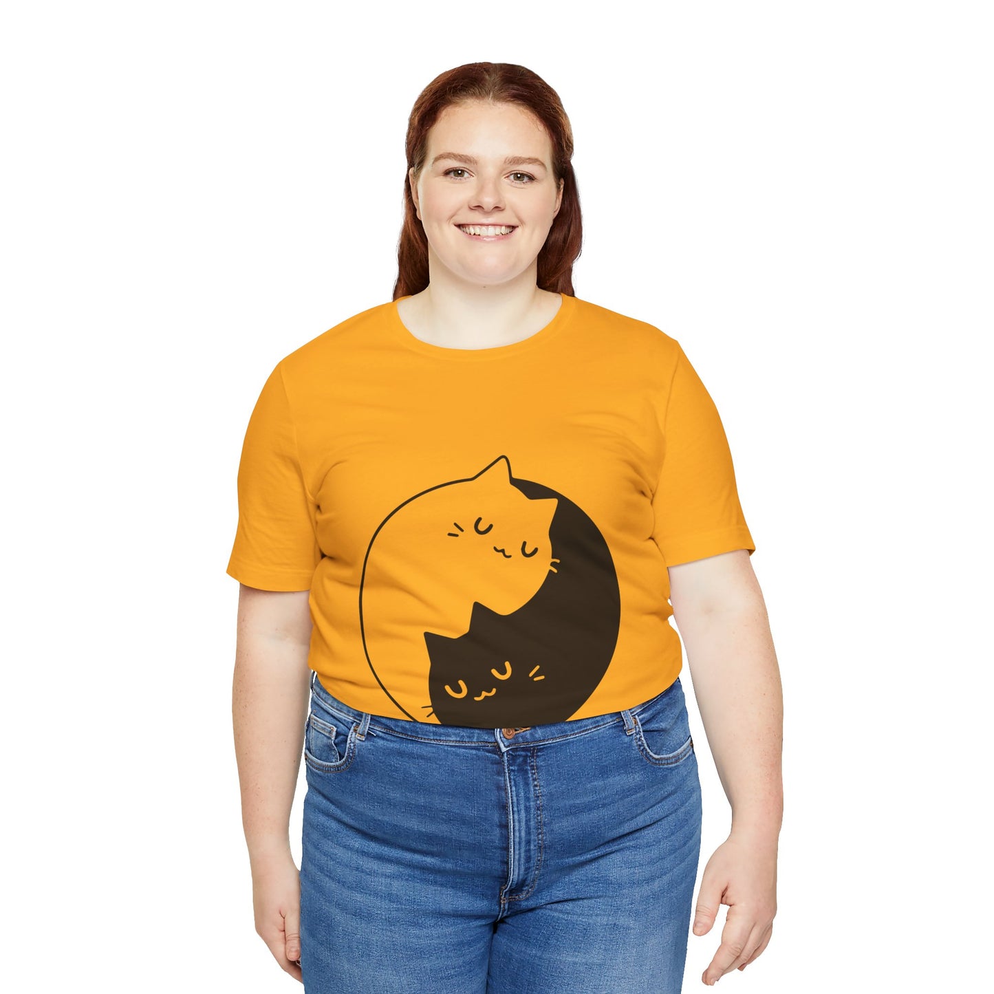 Yin & Yang Cat Tee