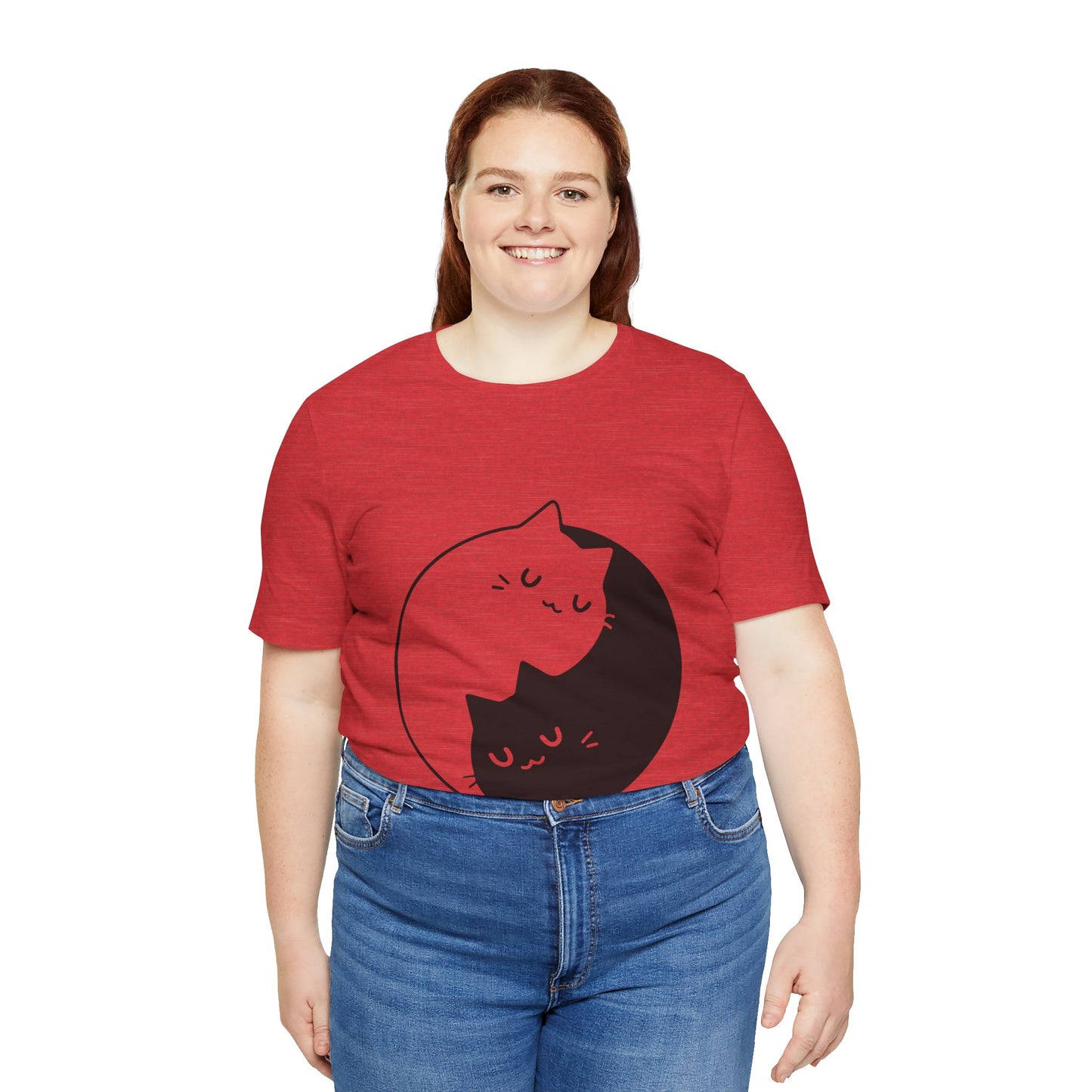 Yin & Yang Cat Tee