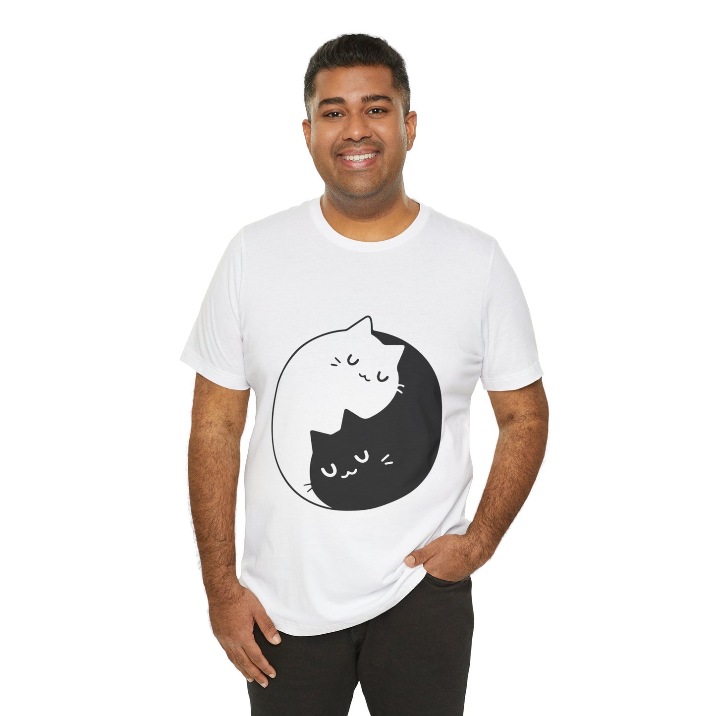 Yin & Yang Cat Tee