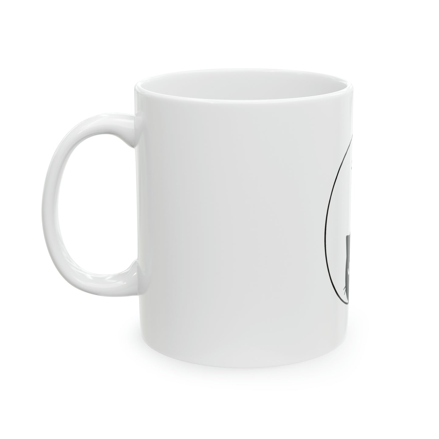 Yin & Yang Kitty Mug, 11oz