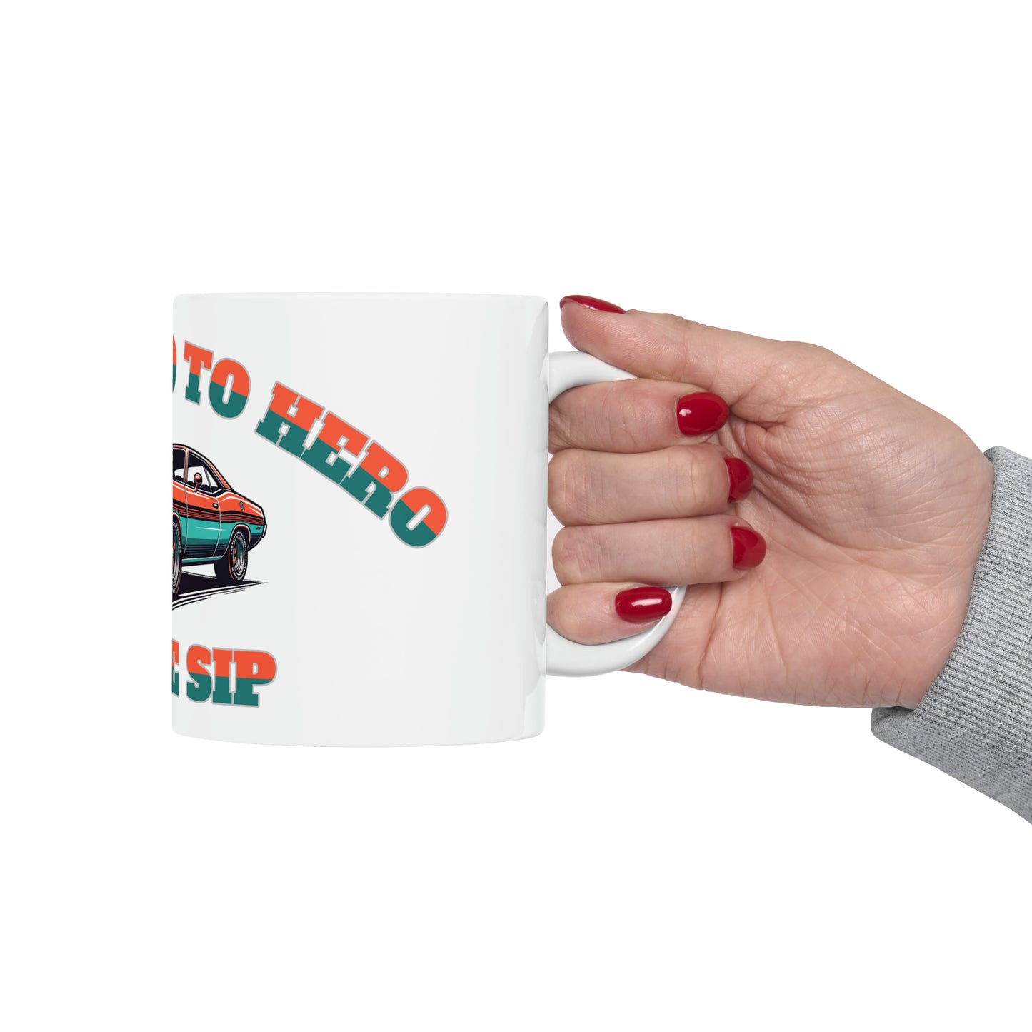 From zero to hero in one sip Mug, 11oz