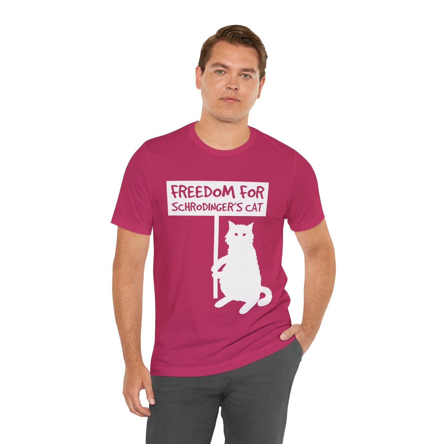 Freedom For Schrodinger`s Cat Tee