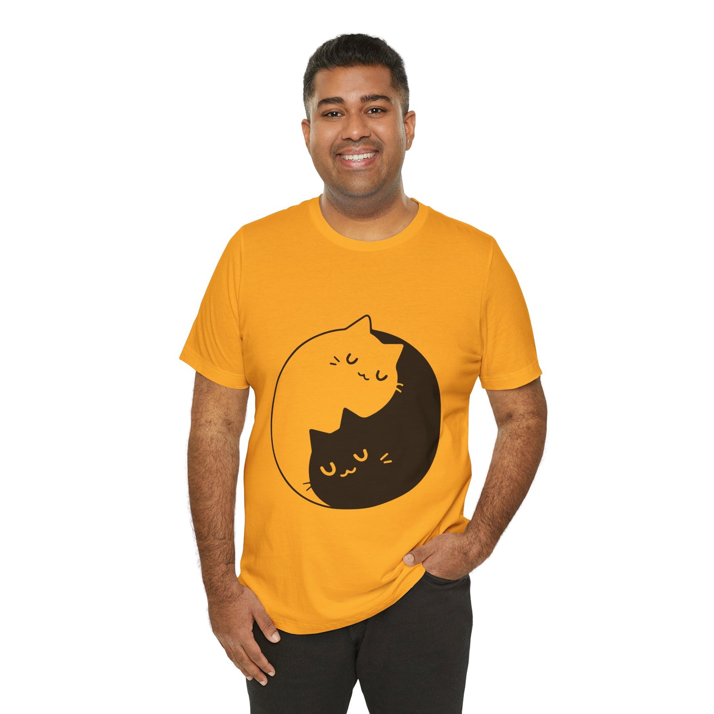 Yin & Yang Cat Tee