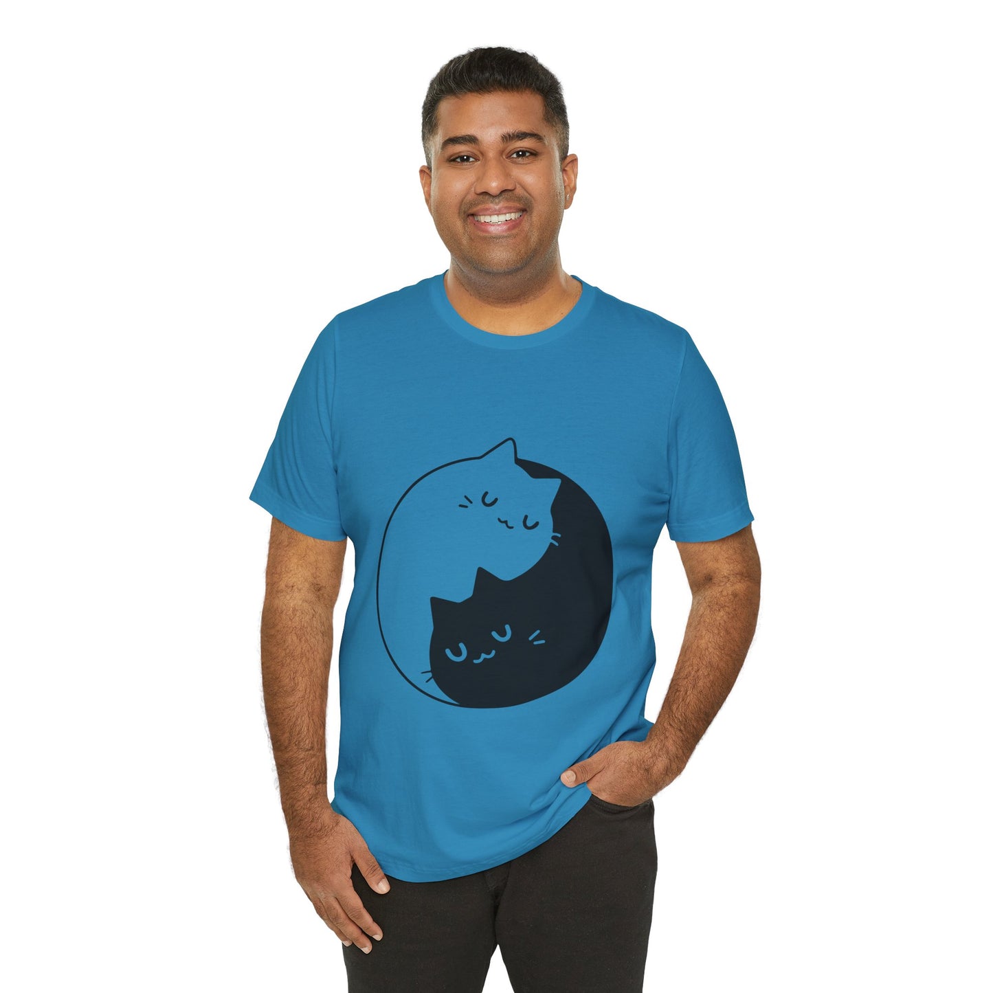 Yin & Yang Cat Tee