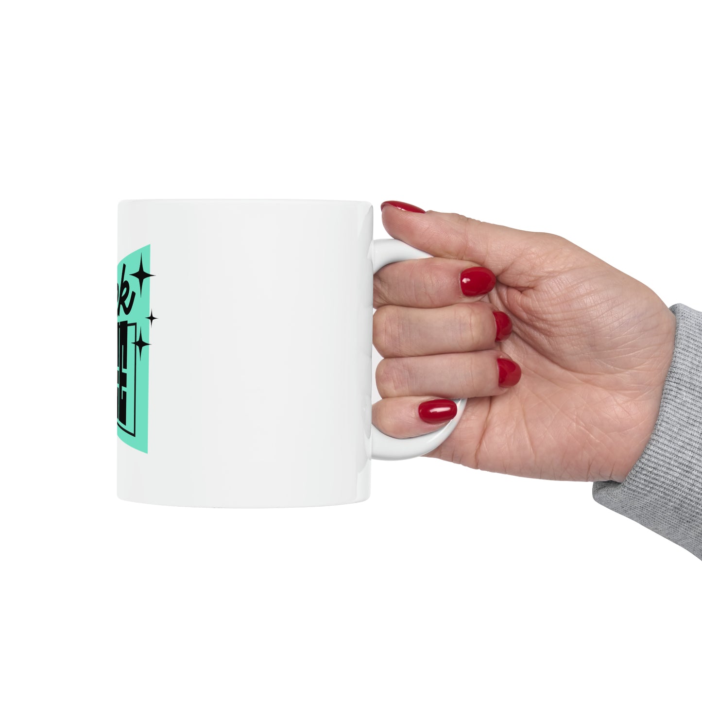Black Coffee Mug, 11oz