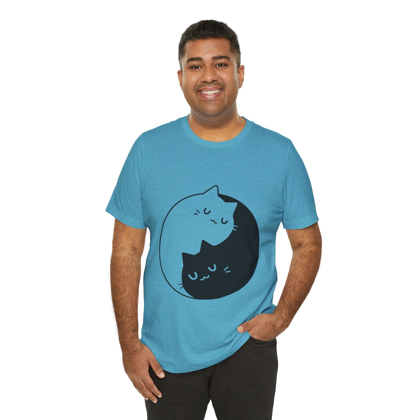 Yin & Yang Cat Tee