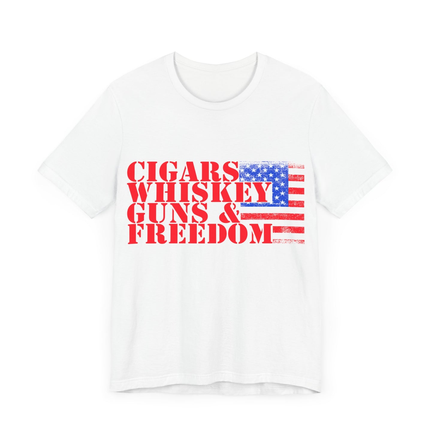 Cigars Whiskey Guns & Freedom Tee