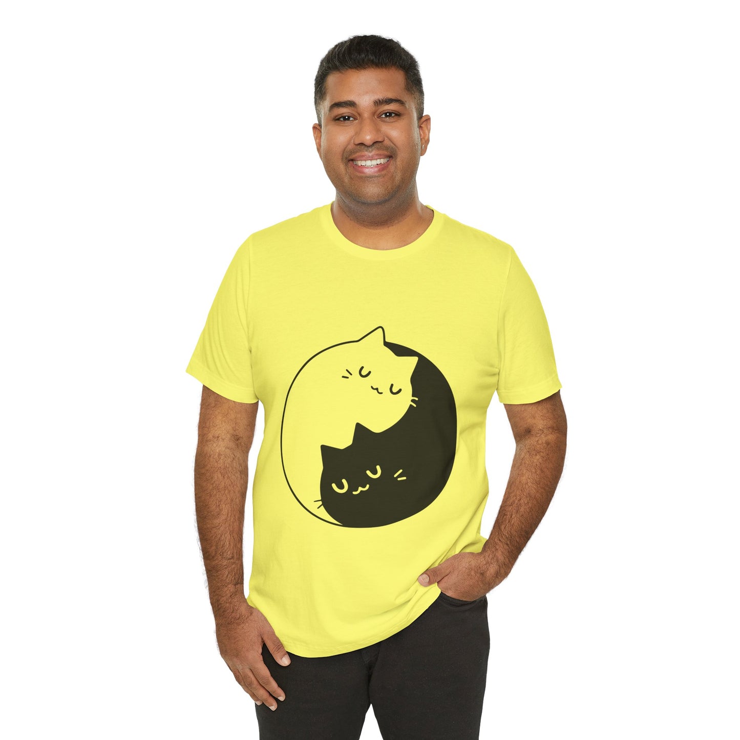 Yin & Yang Cat Tee