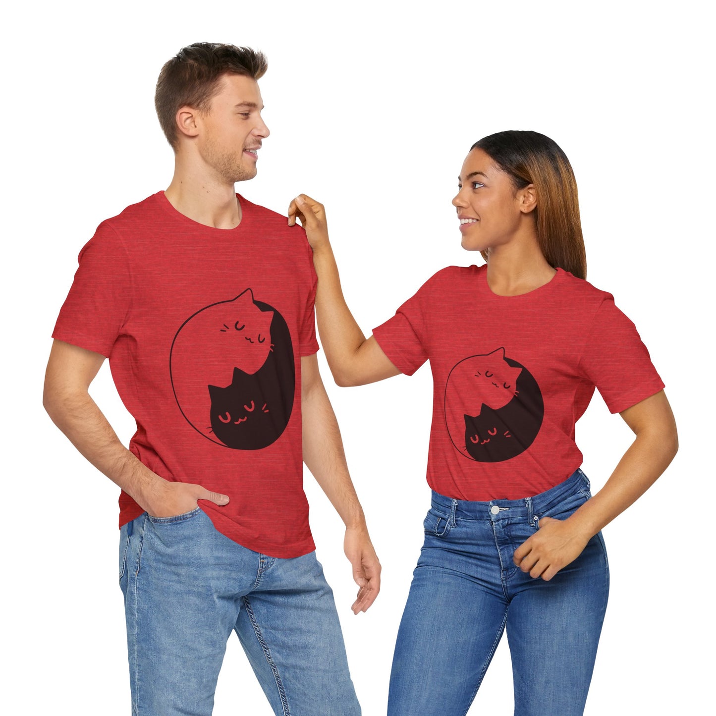 Yin & Yang Cat Tee