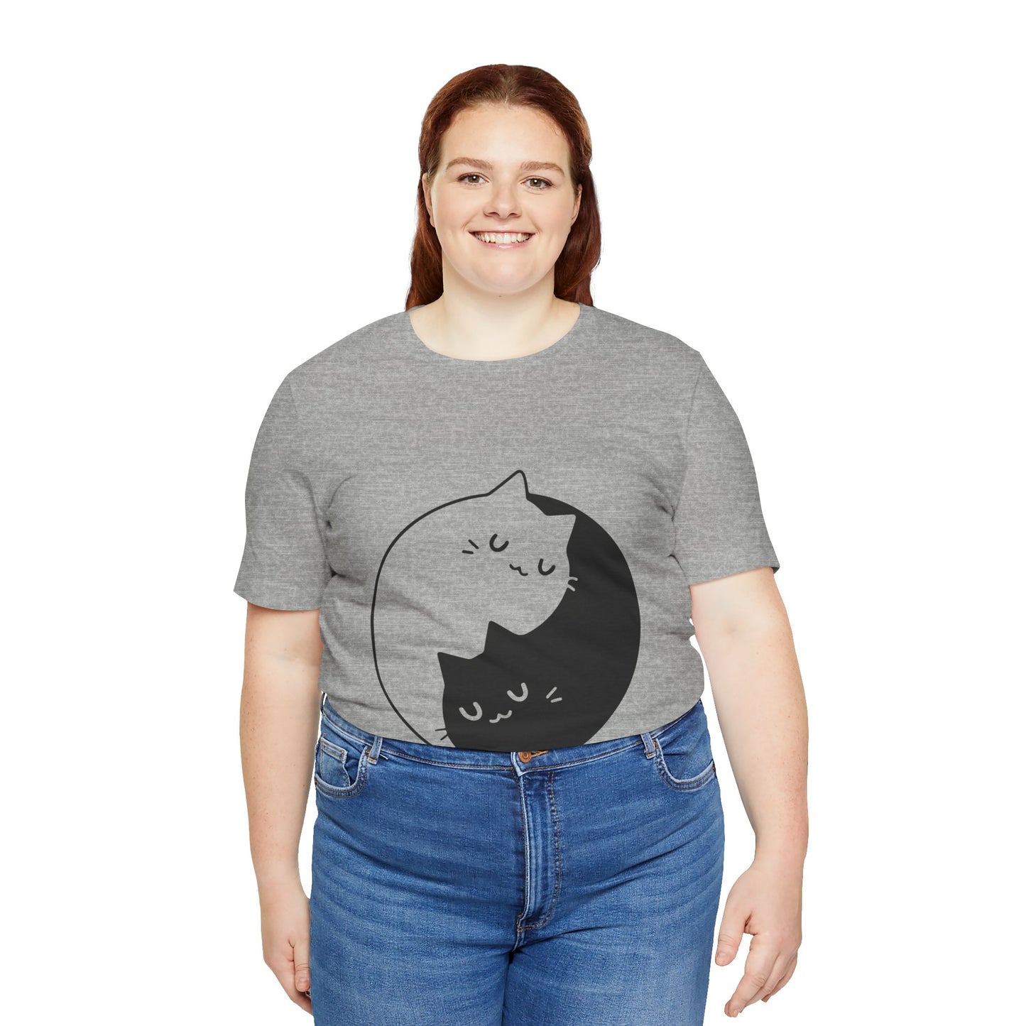 Yin & Yang Cat Tee
