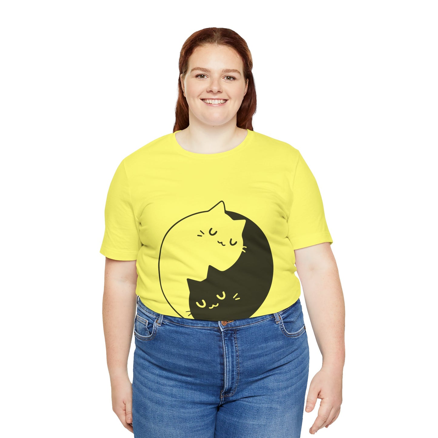 Yin & Yang Cat Tee