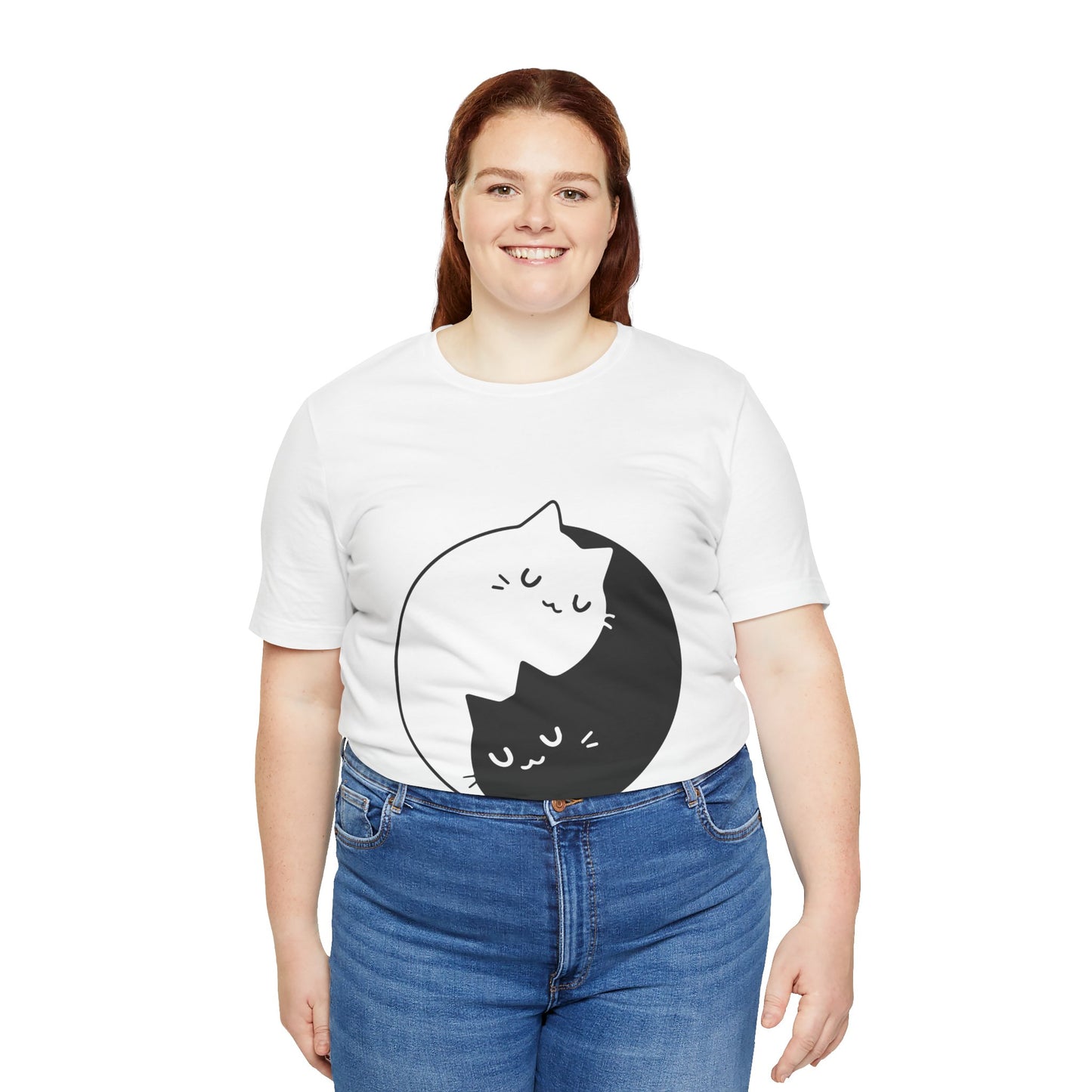 Yin & Yang Cat Tee