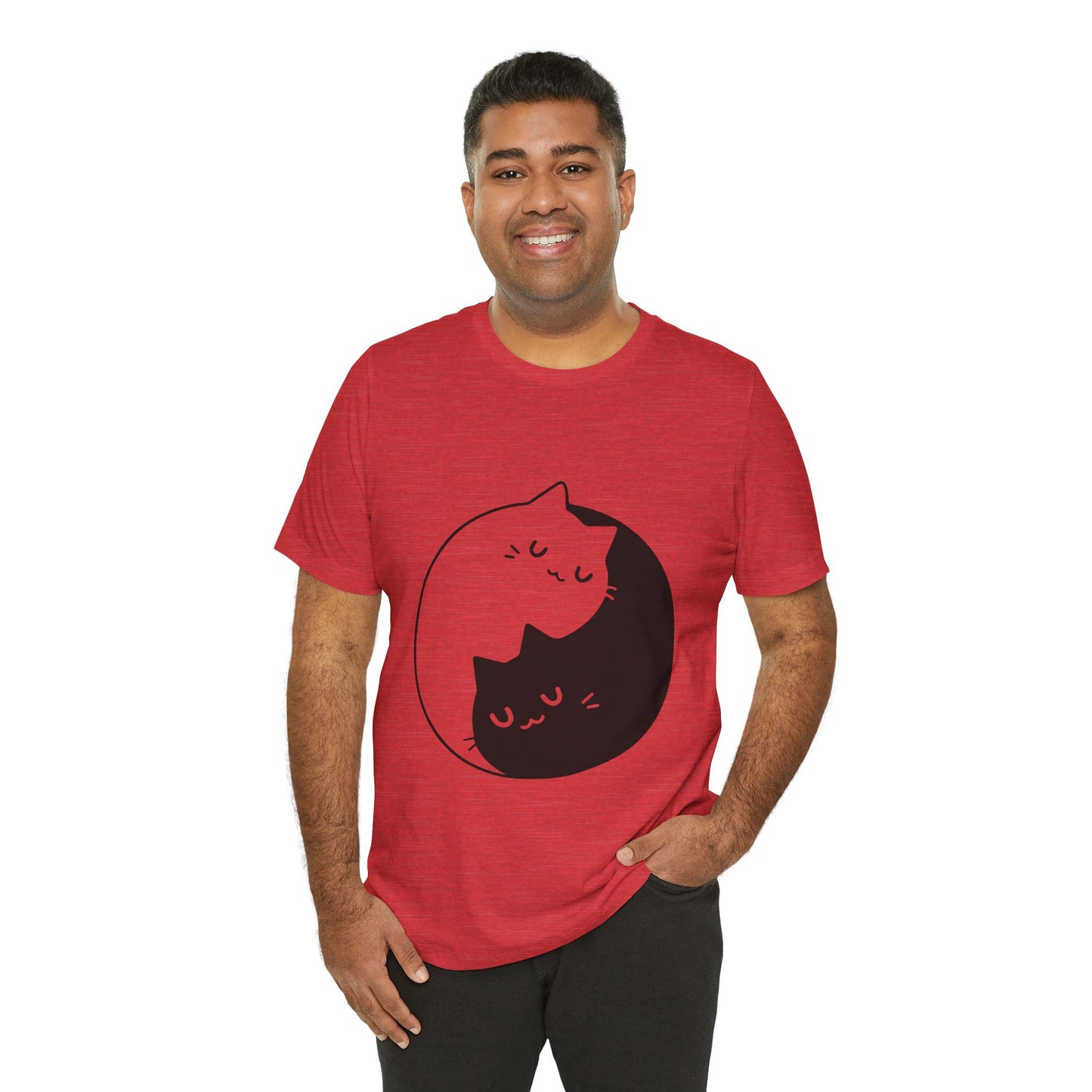 Yin & Yang Cat Tee