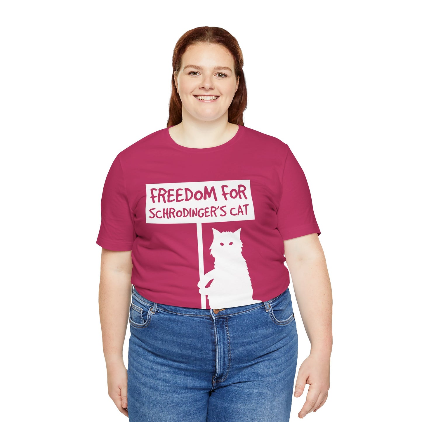 Freedom For Schrodinger`s Cat Tee