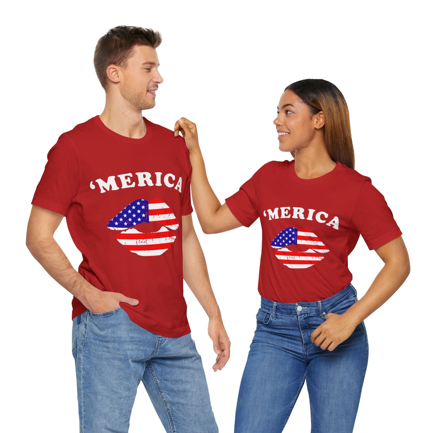 America Kiss Tee