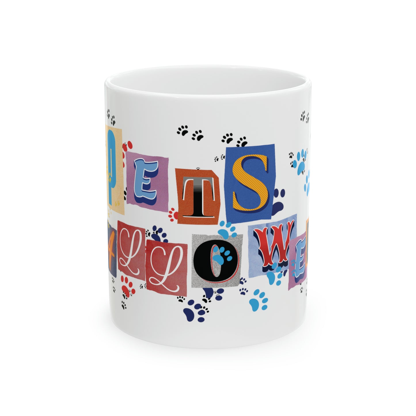 Pets Allowed Mug, 11oz