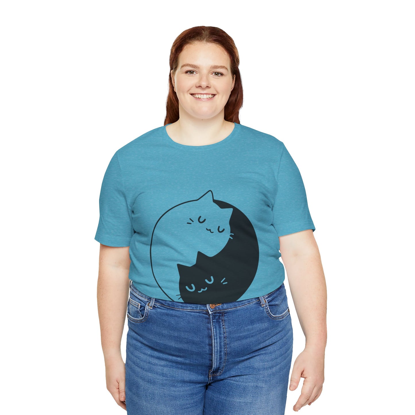 Yin & Yang Cat Tee