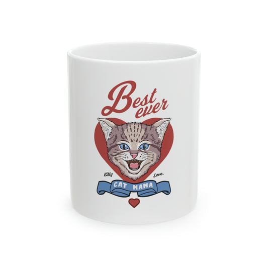 Best Ever Kitty Cat Mug, 11oz