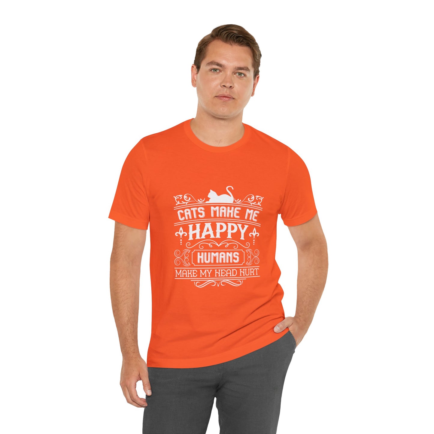 Cat Makes me Happy Tee