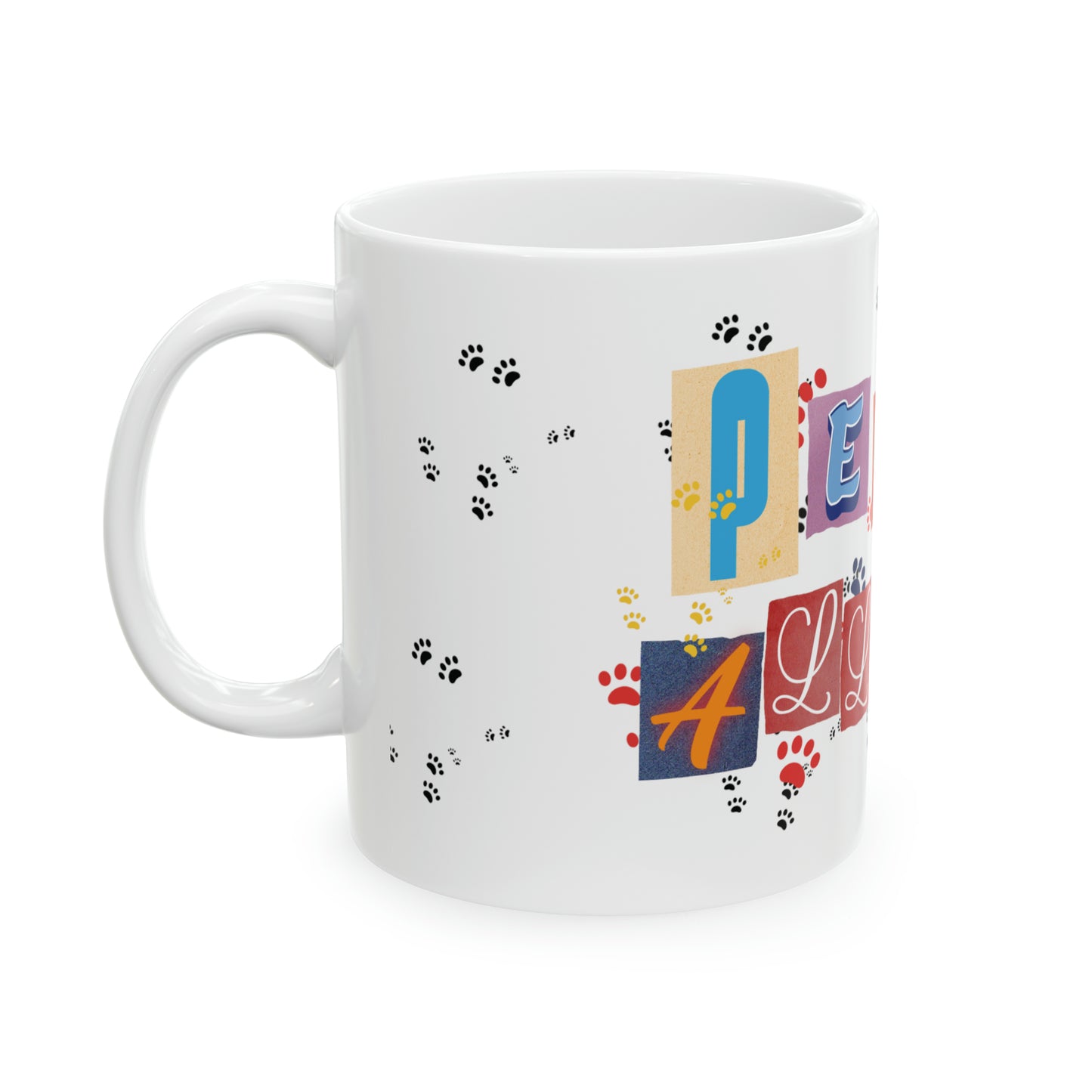 Pets Allowed Mug, 11oz