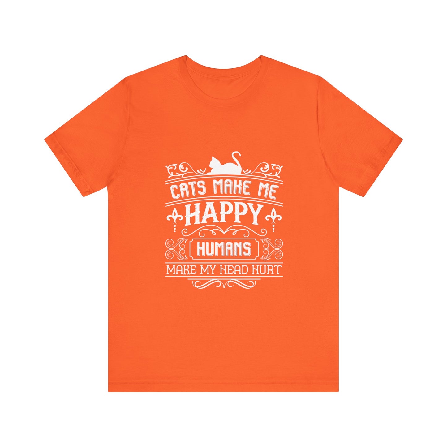 Cat Makes me Happy Tee