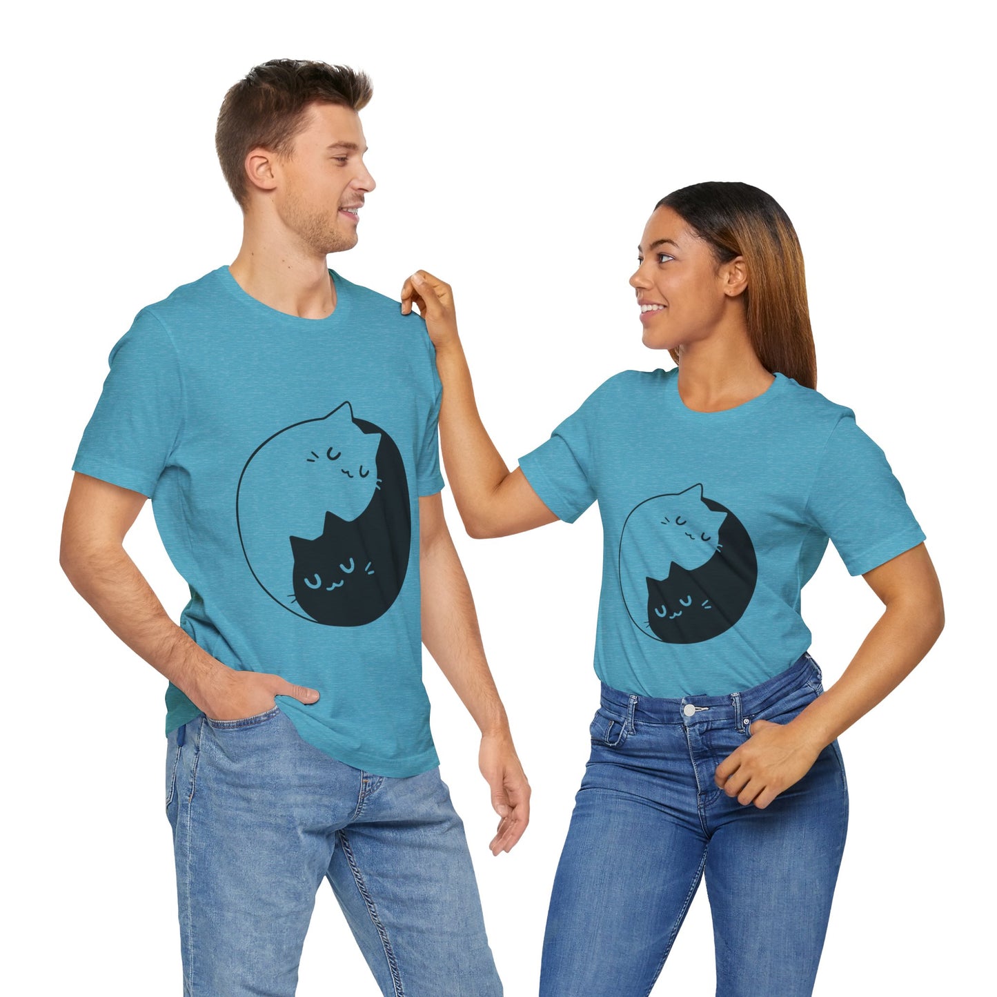 Yin & Yang Cat Tee