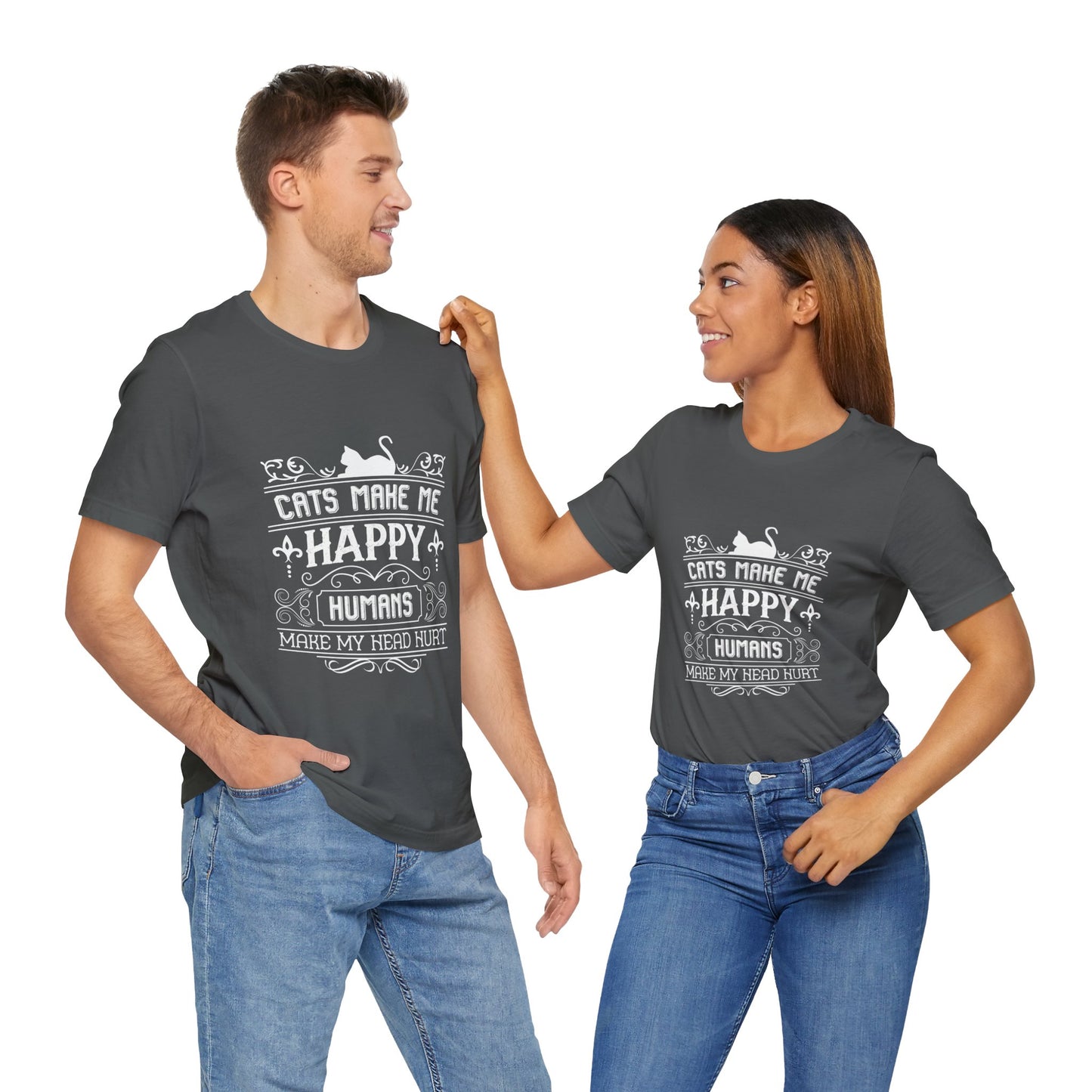 Cat Makes me Happy Tee