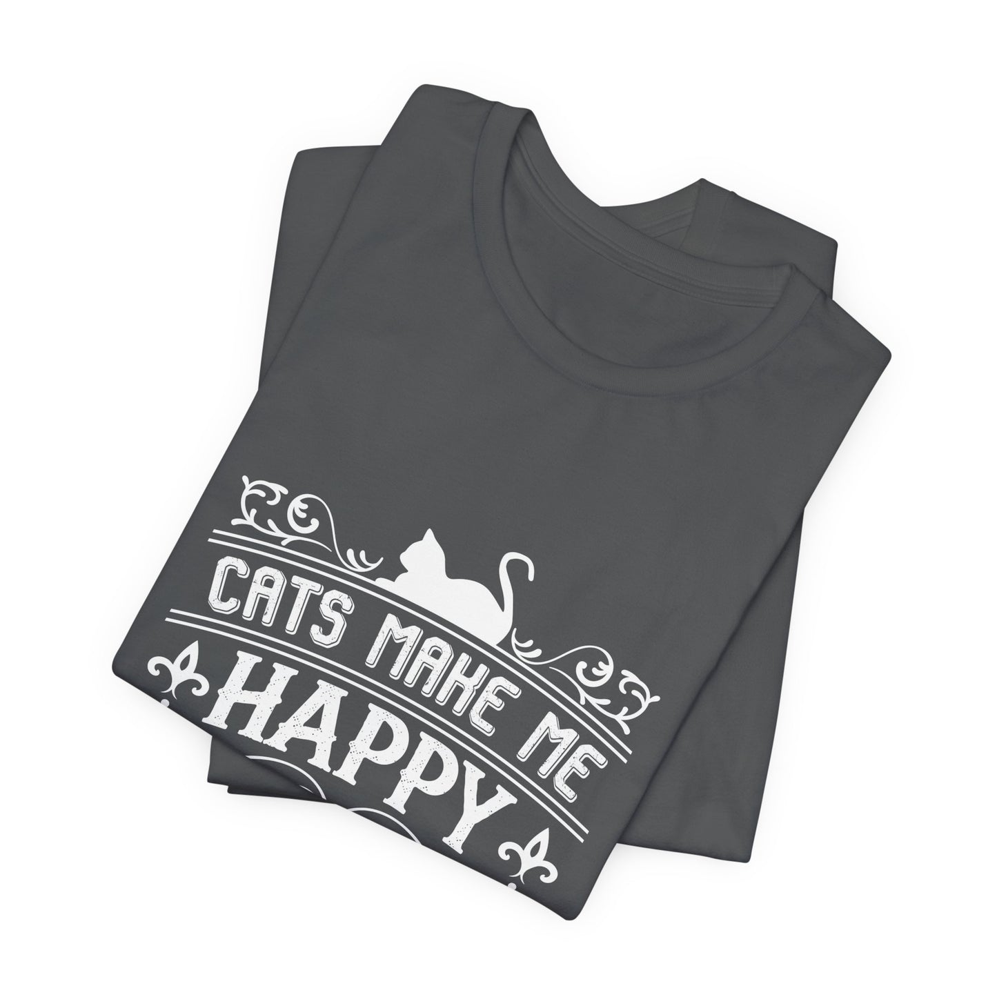 Cat Makes me Happy Tee