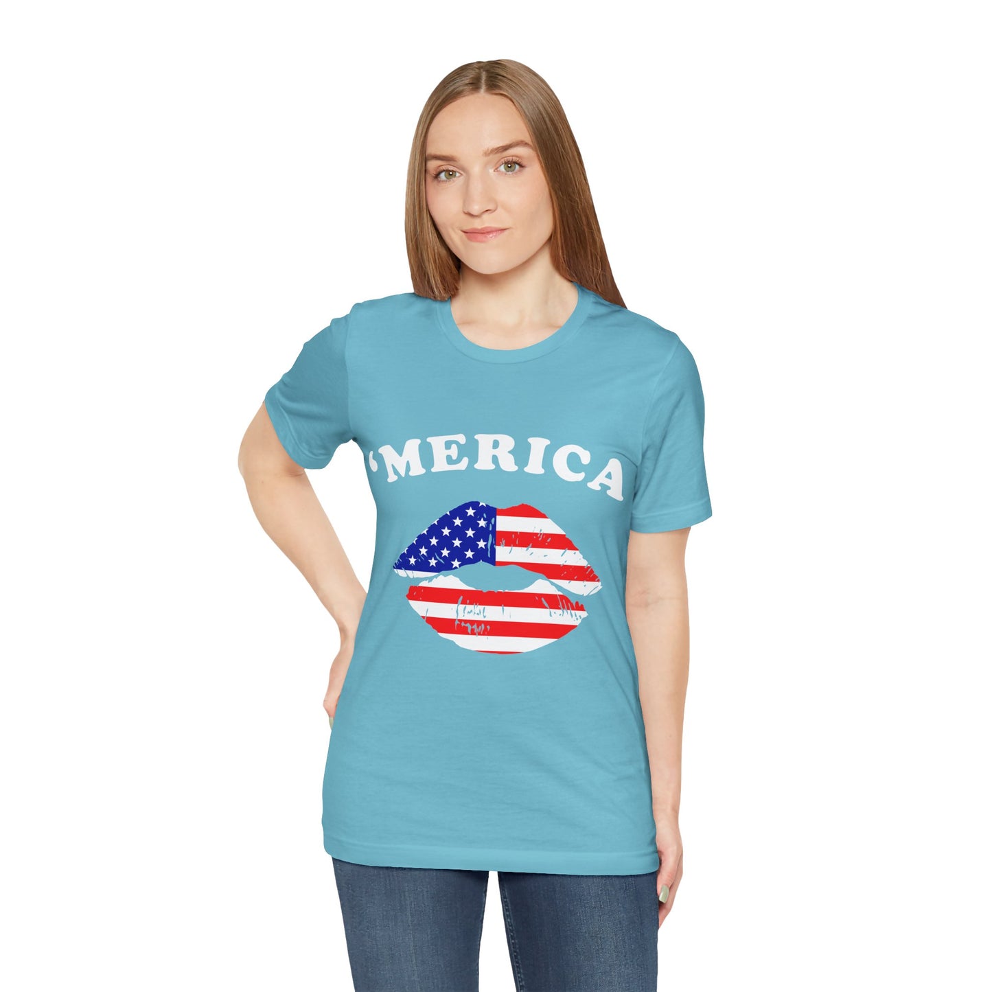 America Kiss Tee