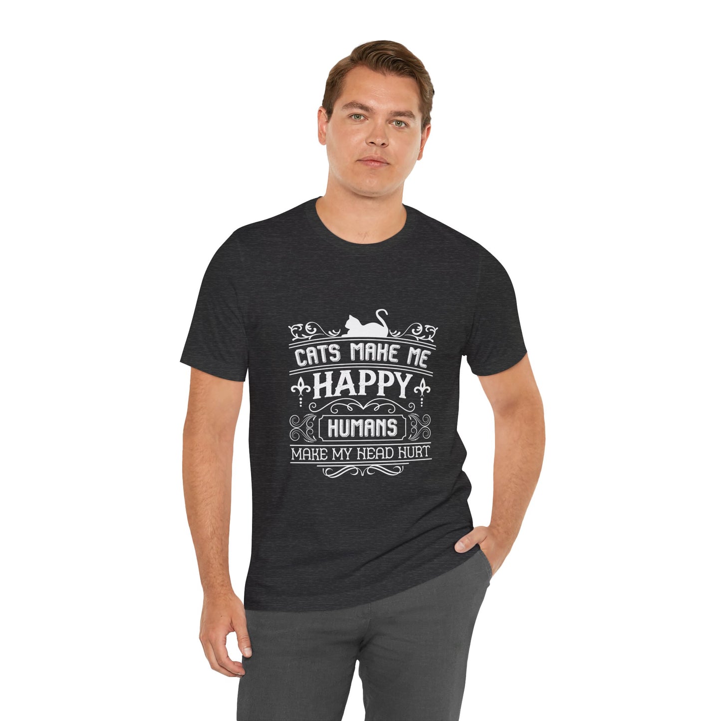 Cat Makes me Happy Tee