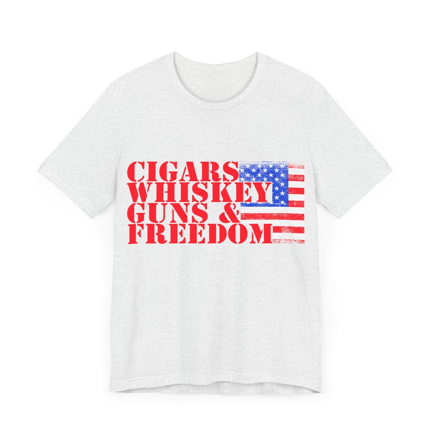 Cigars Whiskey Guns & Freedom Tee